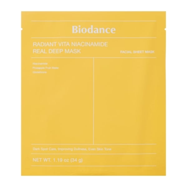 Biodance - Radiant Vita Niacinamide Real Deep Mask 1pc/34g