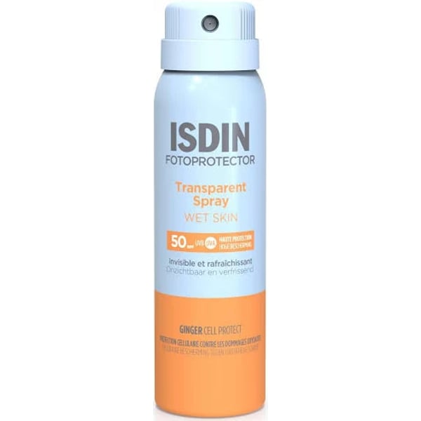 FOTOPROTECTOR ISDIN SPRAY TRANSPARENTE WET SKIN SPF50 100ML
