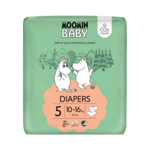 MOOMIN BABY Fraldas Tamanho 5 - 40 unid.