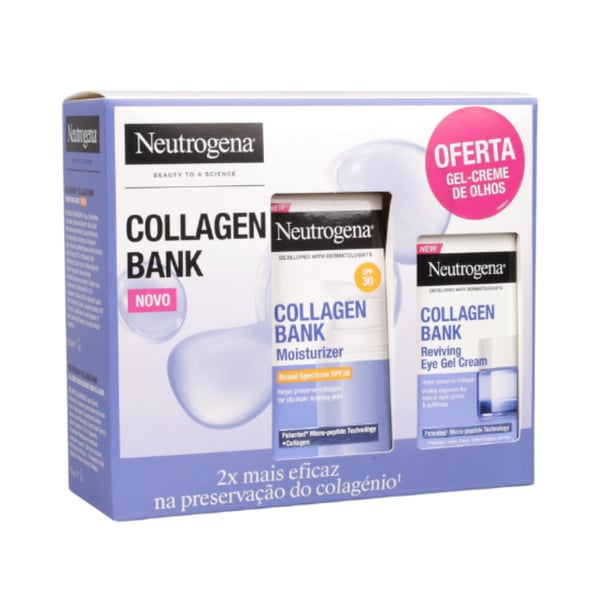 COLLAGEN BANK PROMO CREME HIDRAT SPF30 50ML + OFERTA GEL CREME OLHOS 15G