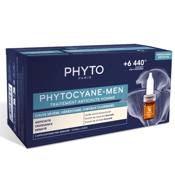 PHYTOCYANE AMP QUEDA HOMBRE 12X3.5ML