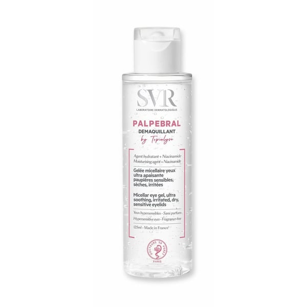 SVR TOPIALYSE PALPEBRAL MICELLAR GEL FOR EYES MAKEUP REMOVAL 125ML