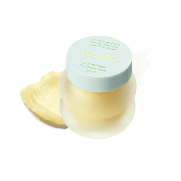 Tocobo - Lemon Sugar Scrub Lip Mask - Sugar Lip Scrub - 20ml